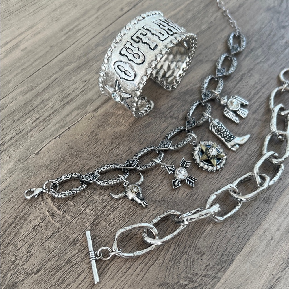 Idyllwind Silver Charm Bracelets Set - image 2